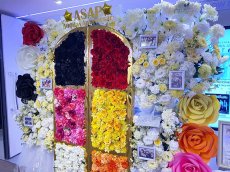 画像2: ASAP様　500日記念ライブ公演祝い　ドアモチーフフラスタ (2)